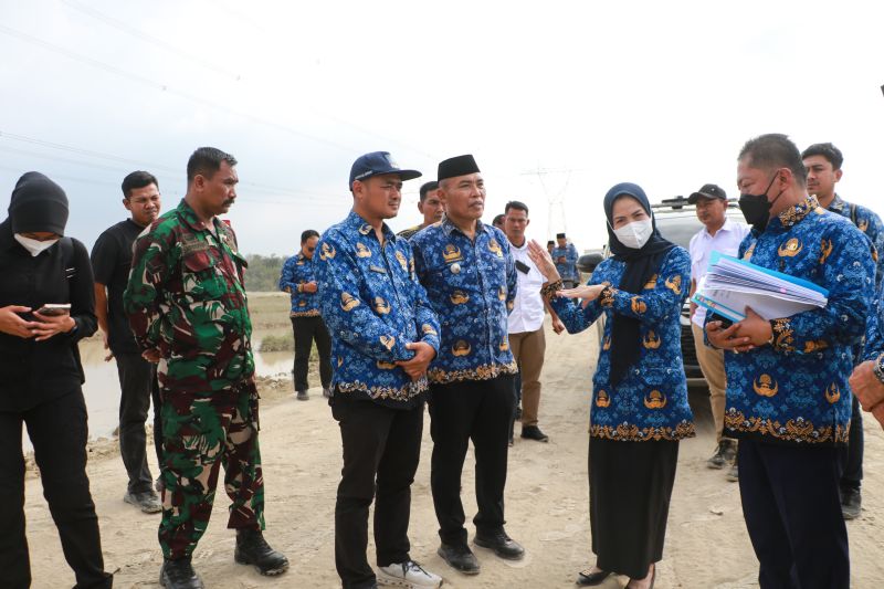 Tanggapi Keluhan Warga, Bupati Serang Sidak Aktivitas Galian C