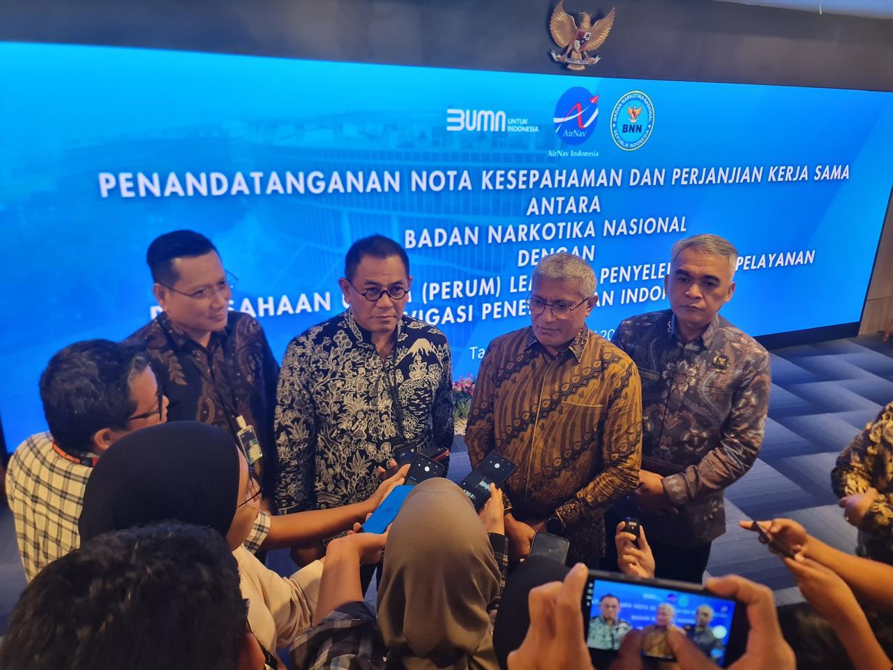 Bangun Kerjasama Strategis dengan BNN, AirNav Indonesia Bersihkan Narkoba di Lingkungan Kerja