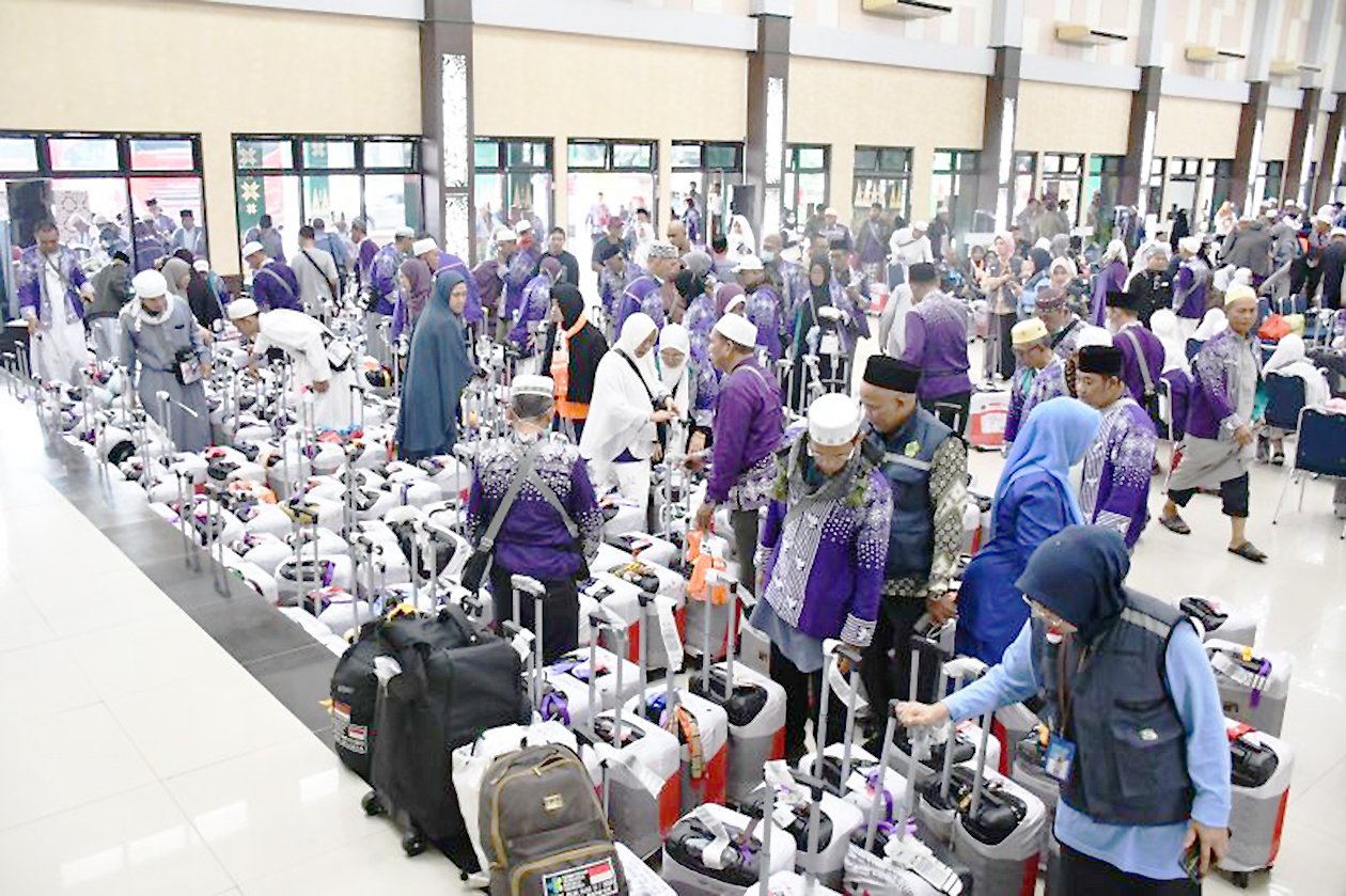 5.517 Haji Debarkasi Palembang Kembali dari Tanah Suci