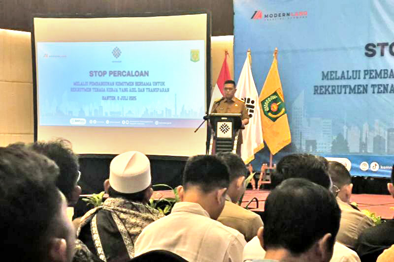 Gubernur Banten: Setop Percaloan Tenaga Kerja