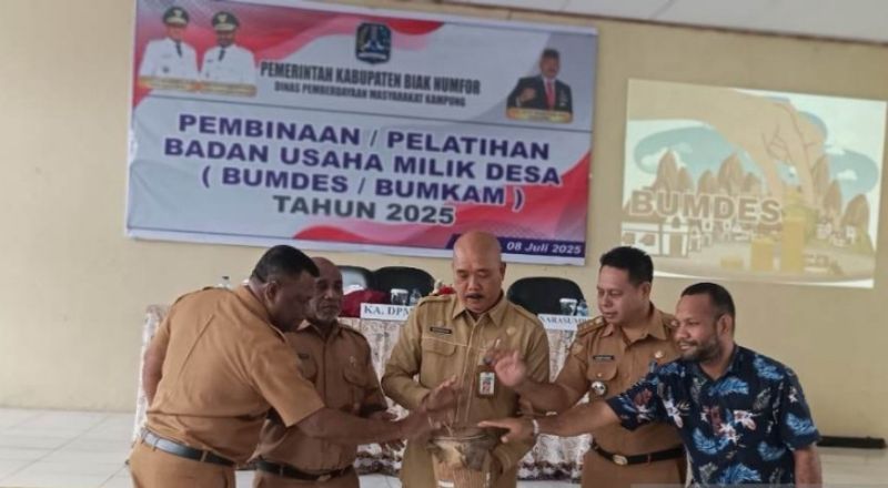 Pemkab Biak Dorong 70 BUMDes untuk Suplai Kebutuhan Pangan Program MBG