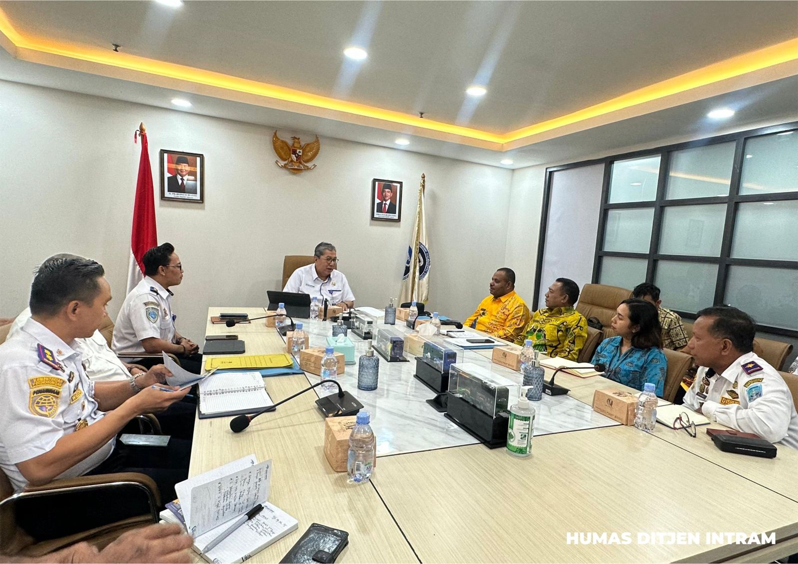 Terima Bupati Supiori, Ditjen Intram Siapkan Dukungan Integrasi Layanan Transportasi Di Sana