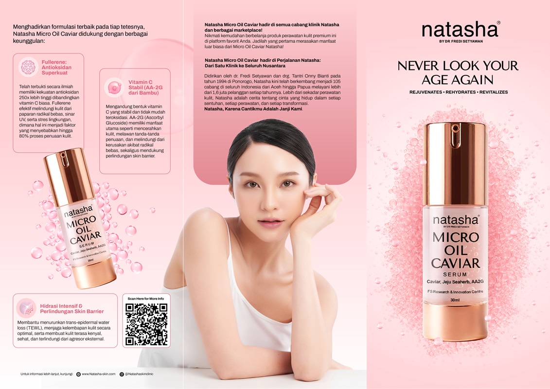 Natasha Perkenalkan Produk Peremajaan Kulit Perempuan Berbahan Caviar
