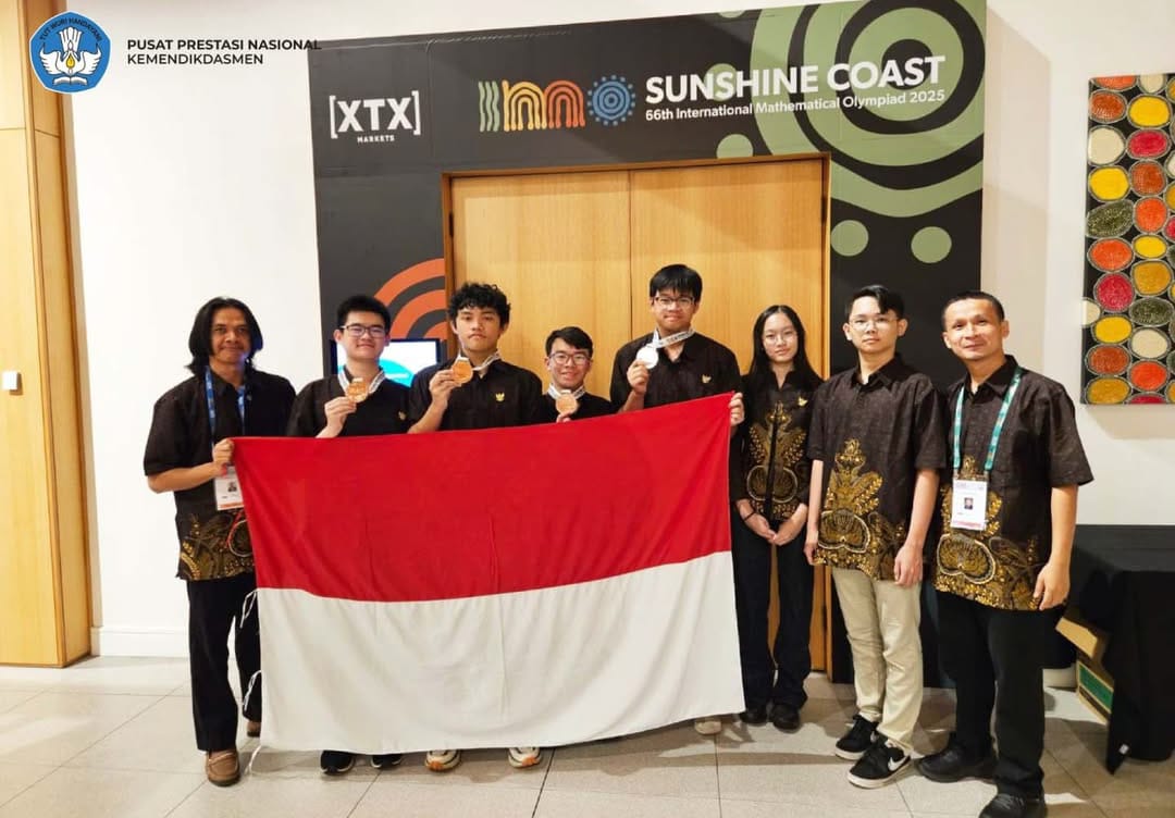 Keren! Enam Pelajar Indonesia Tembus Olimpiade Matematika Dunia 2025, Bawa Pulang Medali Meski Saingan dengan 110 Negara!