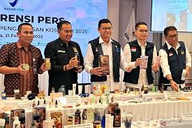 BPOM Tarik 34 Kosmetik Mengandung Bahan Berbahaya