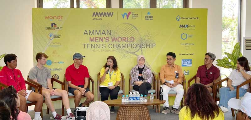 Gambar berita terkait Bantu Petenis Indonesia Kumpulkan Poin, Amman Men’s World Tennis Digelar di Bali