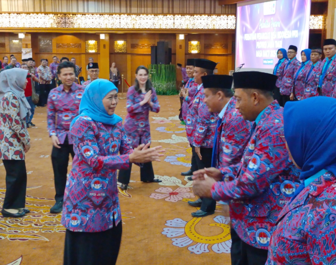 Ancaman Serius, Gubernur Khofifah Ajak Perangkat Desa Jat...