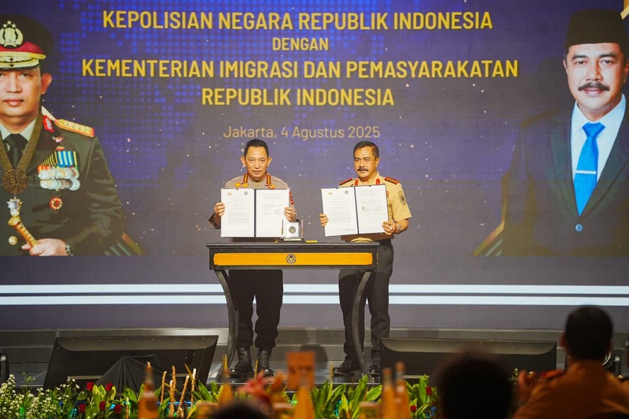 Gambar berita terkait Kapolri dan Kementerian Imipas Teken MoU, Dorong Sinergi Penegakan Hukum