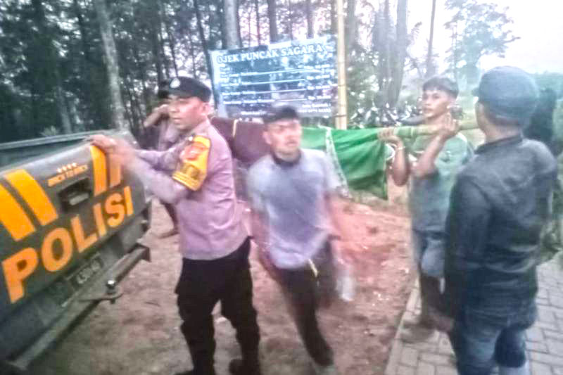 Pendaki yang Tewas di Gunung Sagara Garut Diduga Sakit