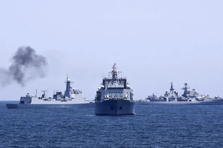 Gambar berita terkait Tiongkok dan Russia Memulai Latihan Militer Gabungan di Laut Jepang