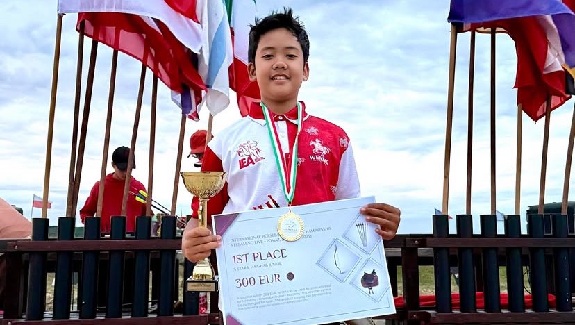 Guncang Dunia! Rayyan Bocah 14 Tahun dari Indonesia Libas Inggris dan Eropa di Kejuaraan Panahan Berkuda Dunia!