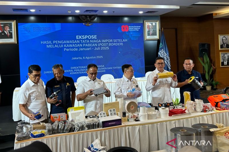 Kemendag Sita Ban hingga Keramik Impor Ilegal Senilai Rp26,4 Miliar