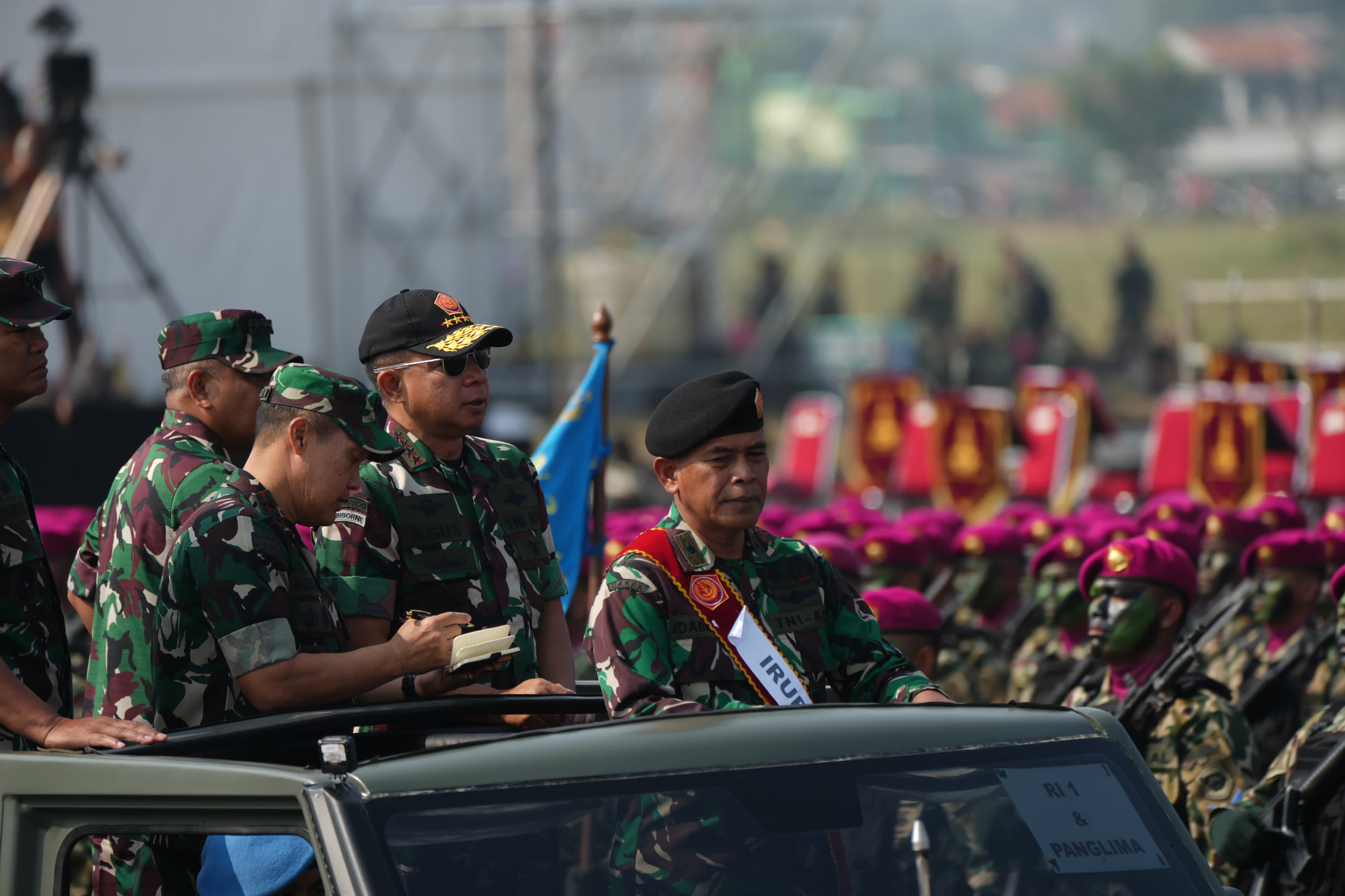 Panglima TNI Tinjau Kesiapan Upacara Gelar Pasukan Operasional dan Kehormatan Militer di Batujajar
