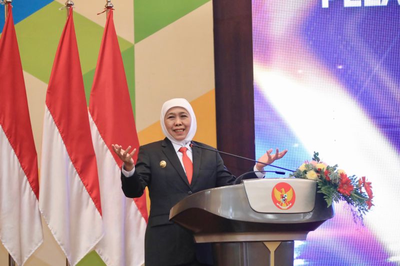 Gambar berita terkait Rayakan HUT LAN RI, Khofifah Dorong ASN Jawa Timur Lebih Kompeten dan Profesional