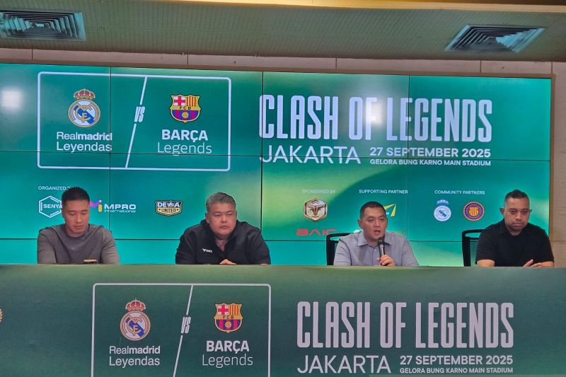 Legenda Madrid Vs Barcelona...