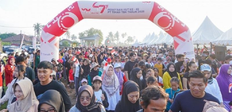 Warga Belinyu Berpesta Rakyat dengan Pekan Sehat