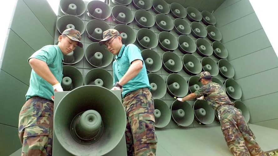 Gambar berita terkait Militer Seoul: Korea Utara Mulai Singkirkan Pengeras Suara di Perbatasan