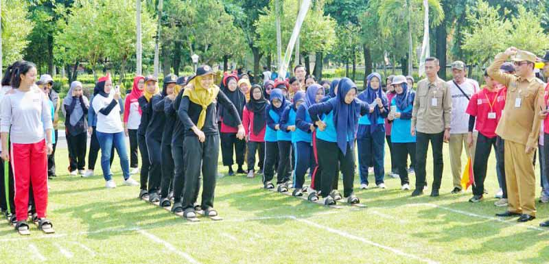 Peringati HUT Ke-80 RI, Pemkab Magelang Gelar Permaiann Gobag Sodor 