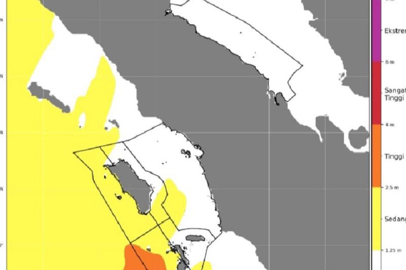 BMKG Peringatkan Gelombang Tinggi Hingga 4 Meter di Samudera Hindia Barat Nias
