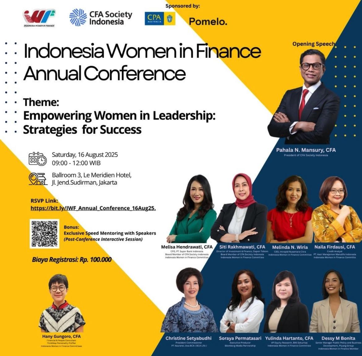 Hadirkan Para Pemimpin Industri, Indonesia Women in Finan...