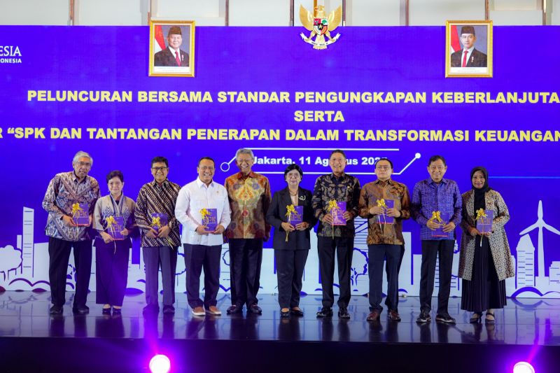 Indonesia Luncurkan Standar Pengungkapan Keberlanjutan (SPK) Bersama BI, Kemenkeu, dan OJK
