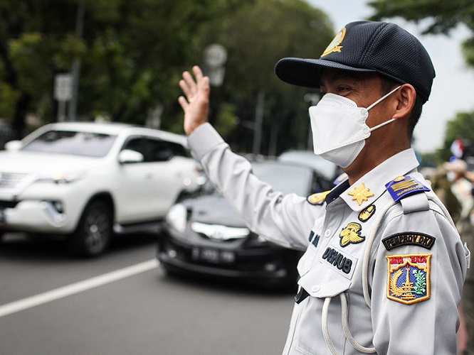 Dishub DKI Jakarta Lakukan Rekayasa Lalin di Jalan TB Simatupang