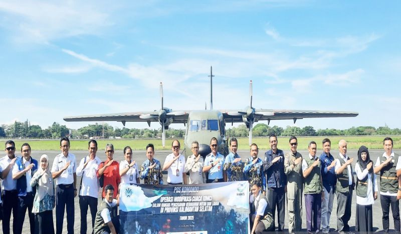 Kalsel Perkuat Kesiapsiagaan Hadapi Karhutla dan Kabut Asap, BMKG Modifikasi Cuaca