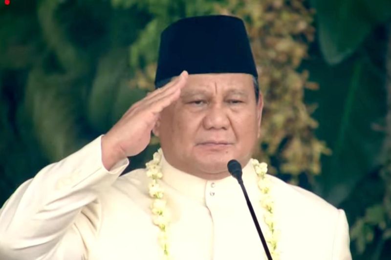 HUT Ke-80 RI: Prabowo Bacakan Teks Proklamasi Kemerdekaan Asli di Istana 