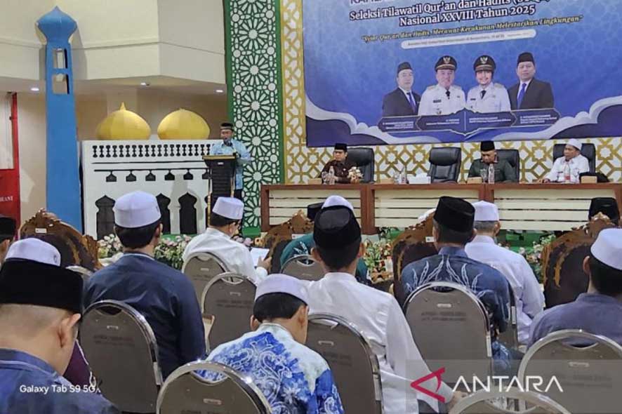 Kafilah Kalsel Mengikuti Program Latihan Terpusat Sebelum STQH Nasional 2025.