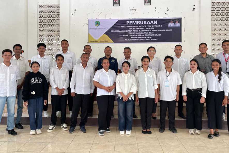 Pelatihan untuk Meningkatkan Keterampilan Kerja dihadiri oleh Puluhan Pemuda Labuan Bajo