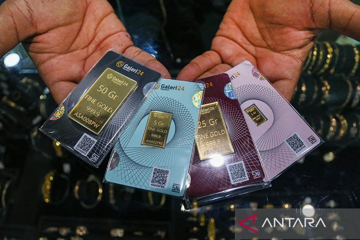 Antam, UBS, dan Galeri24 Kompak Menurun!