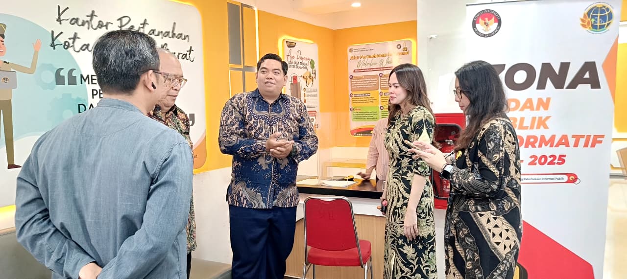 KI DKI Jakarta Evaluasi Penerapan Zona Informatif di Kantor Pertanahan Jakarta Barat