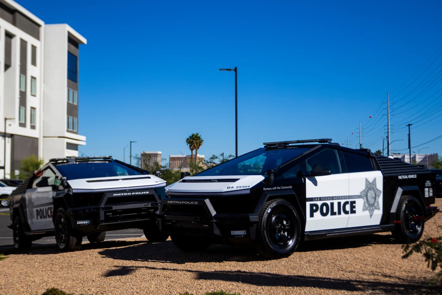 Mobil Polisi Las Vegas Gunakan Tesla Cybertruck, Tahan Peluru dan Dilengkapi Senjata!