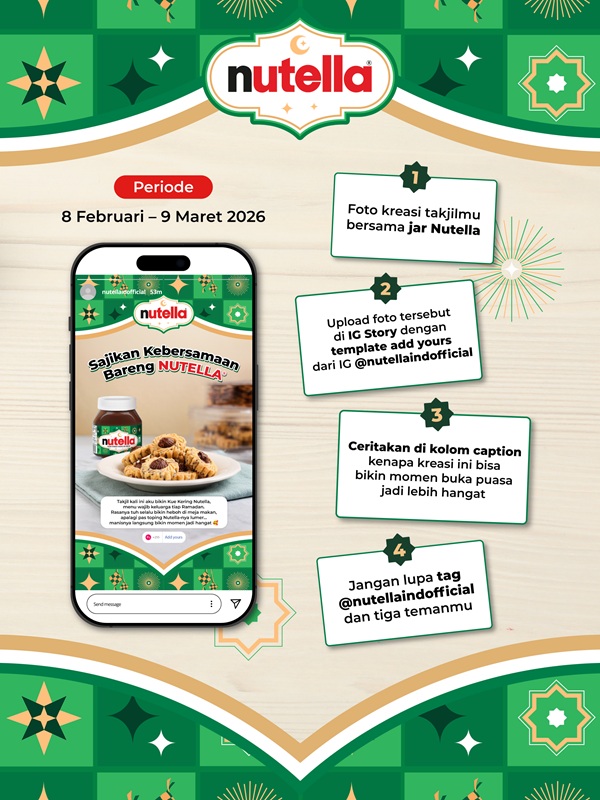 Sambut Ramadan, Nutella Ajak Konsumen Berkreasi dan Donasikan Takjil Sambut Ramadan, Nutella Ajak Konsumen Berkreasi dan Donasikan Takjil