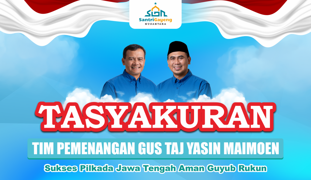Tasyakuran Tim Pemenangan Gus Taj Yasin