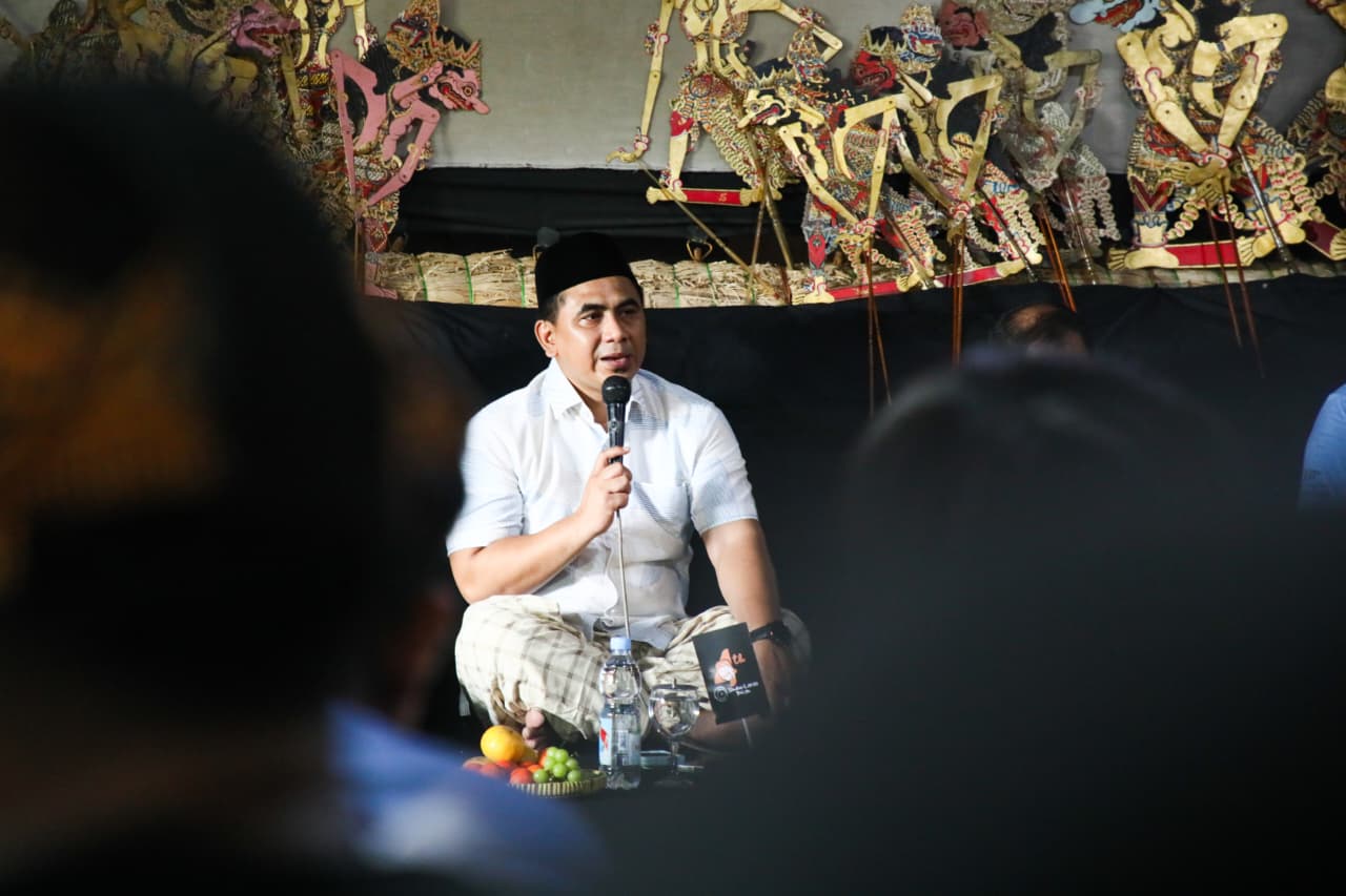 Hadiri HUT ke-4 Sindhu Laras Bocah, Gus Yasin Apresiasi Gen Z yang Nguri-uri Wayang dan Karawitan