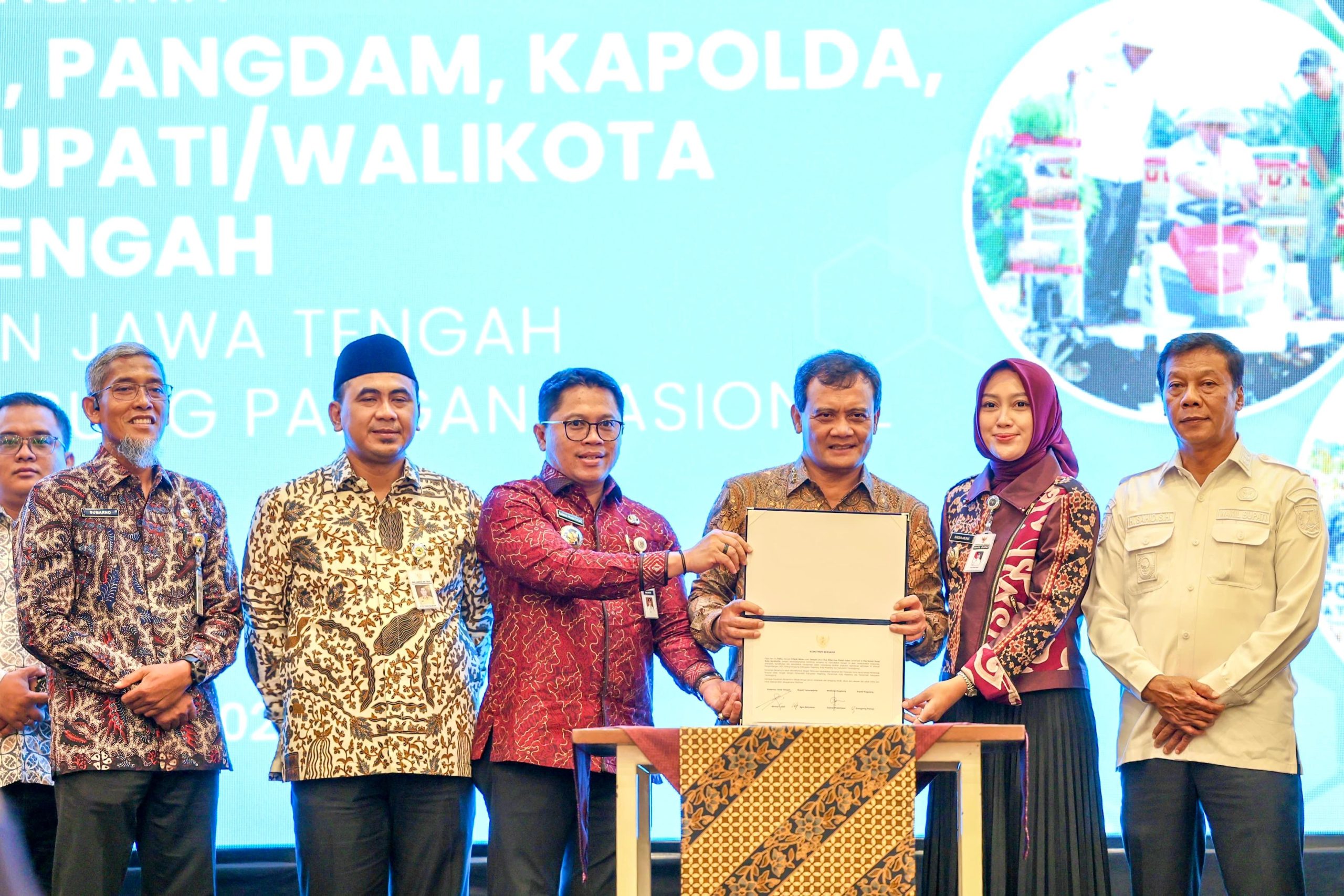 Percepat Swasembada Pangan 2026, Pemprov Jateng Teken Komitmen Bersama Bupati-Wali Kota se-Jateng