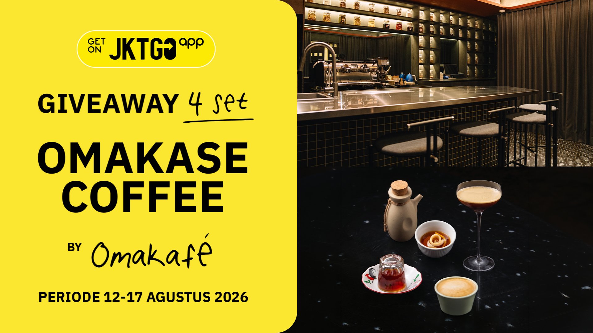 Giveaway 4 set Omakase Coffee