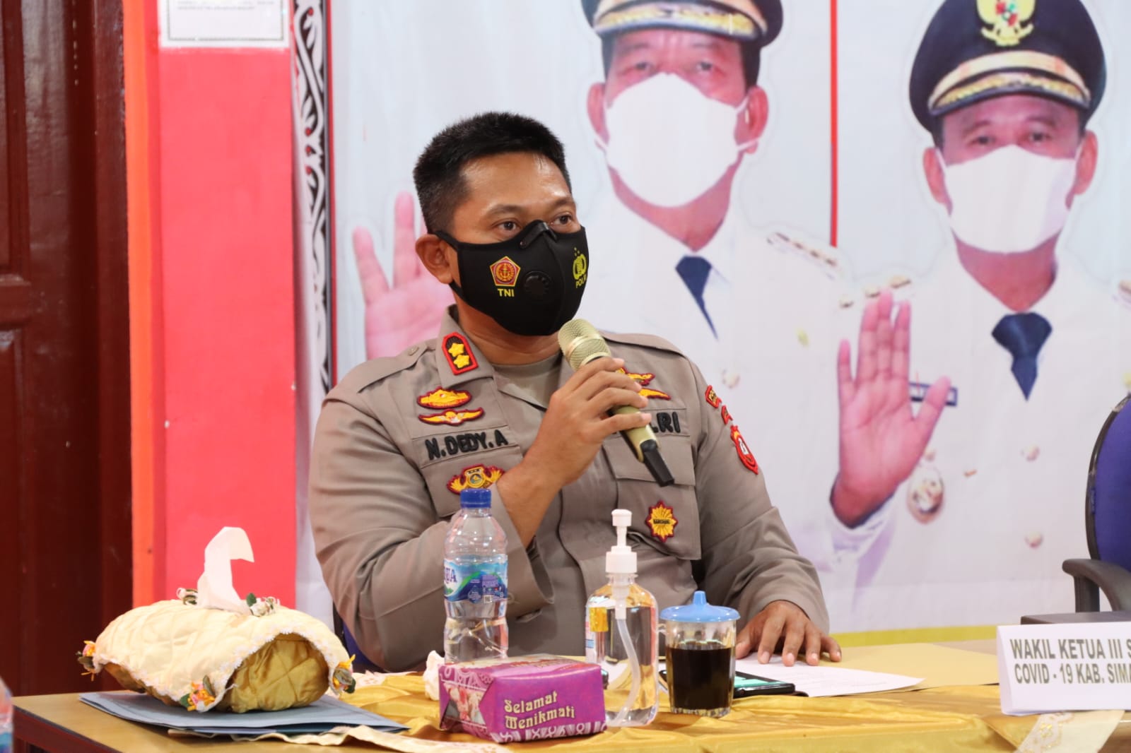 Polres Simalungun Rapat Koordinasi Bersama Unsur Forkopimda Serta Perangkat Desa