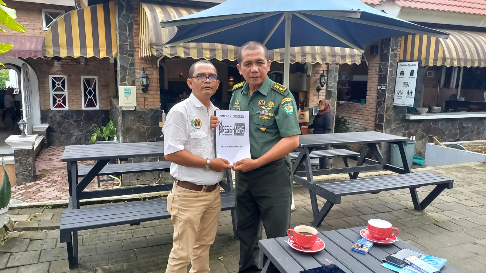 Kapendam III/ Siliwangi Hadiri HUT ke-1 Presisi-News.com