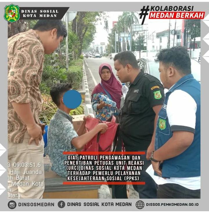 Dinsos Medan Tetap Tertibkan Gepeng dan Anak Jalanan di Lampu Merah