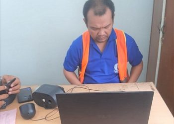 Terdakwa Amin Kumala tertundak setelah mendengar tuntutan hukumannya
