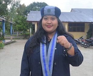 Ketua Cabang GMKI Siantar-Simalungun, Juwita Panjaitan