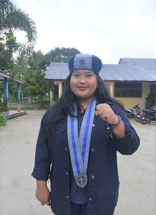 Ketua Cabang GMKI Siantar-Simalungun, Juwita Panjaitan
