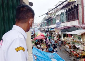 Suwarno Dirut PUD Pasar Medan (Foto : Romulo Sinaga)