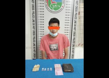 Pelaku Ifdhal Hidayat dan barang bukti