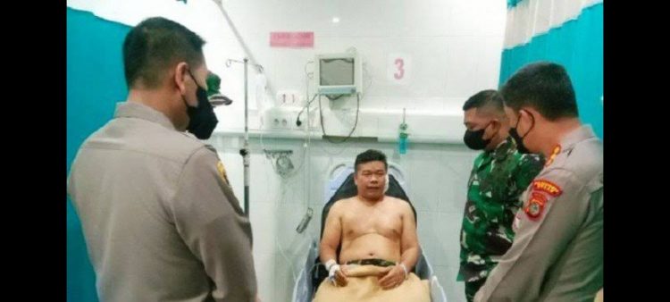 Korban Serda Suardi mendapatkan pengobatan medis (Foto Ist)