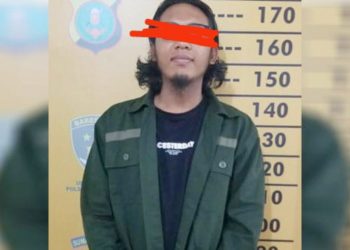 Pria yang ancam Bobby Nasution. (Foto Ist)