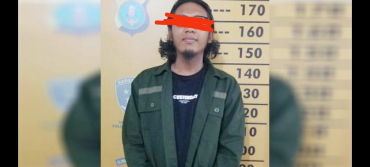 Pria yang ancam Bobby Nasution. (Foto Ist)