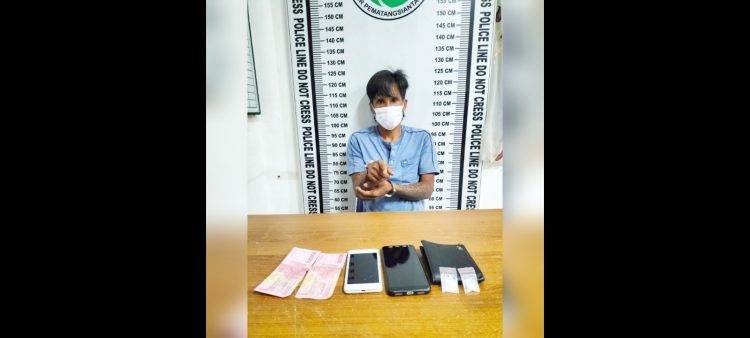 Pelaku Herman alias Eman alias Man Pesong dan barang bukti